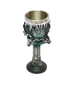 Taça Game of Thrones 3D Inox - Winter Coming