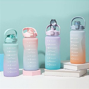 Garrafa Motivacional Anti-Vazamento 2 L Livre BPA