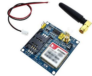 Módulo GSM GPRS SIM900A 3,3V com Antena Quad Band p/ Arduino