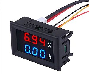 Voltímetro Amperímetro Digital Dc 0-100v 0-10a