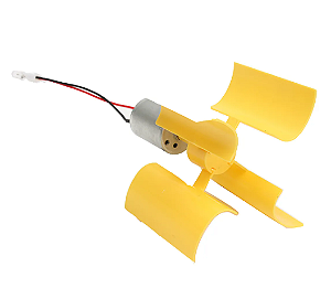 MINI TURBINA EOLICA - GERADOR COM LED