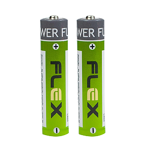 Pilha Recarregável AA 2700 mAh FLEX Blister com Duas Unidades - FX-AAK2