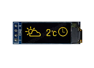 Display OLED 0,91" 128X32 Tela Para Arduino 4 Pin