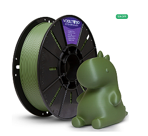 Filamento PLA Verde Oliva Velvet High Speed Premium - 1Kg