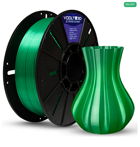 Filamento PLA Verde V-Silk High Speed Premium - 1Kg