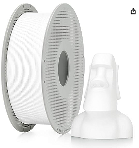 REFILL FILAMENTO PLA BRANCO 1KG 1.75MM BAMBULAB