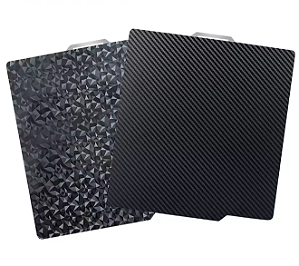 Placa PEI Mesa de Impressão Texturizada 180x180mm Aço Duplo Para Bambu Lab A1