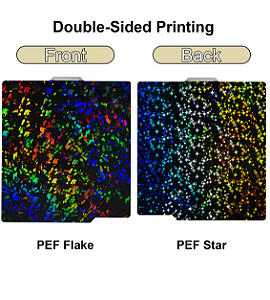 Placa PEI Mesa de Impressão Texturizada 256 X 256 MM Aço Duplo Para Bambu Lab A1