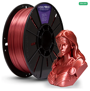 Filamento PLA Bronze V-Silk High Speed Premium - 1Kg