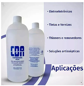 Alcool Isopropílico Cda Puro 99,8% 1 Litro