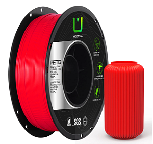 Filamento SGS Petg Vermelho 1kg  1.75mm