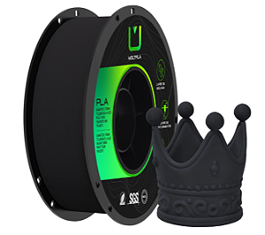 Filamento  SGS Pla Matte Fosco Preto 1kg 1.75mm