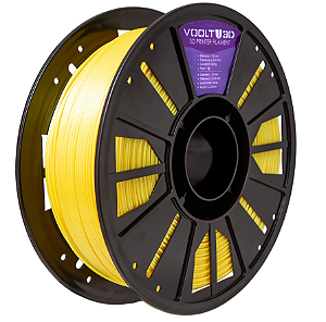 Filamento PLA Amarelo V-Silk High Speed Premium - 1Kg