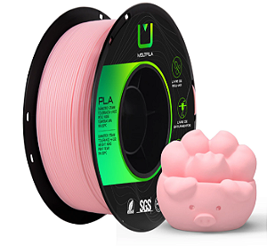 Filamento Pla Rosa Claro 1kg SGS Para Impressora 3d 1.75mm