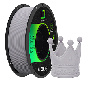 Filamento SGS Pla Matte Fosco Cinza 1kg 1.75mm