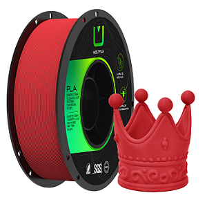 Filamento SGS Pla Matte Fosco Vermelho 1kg 1.75mm