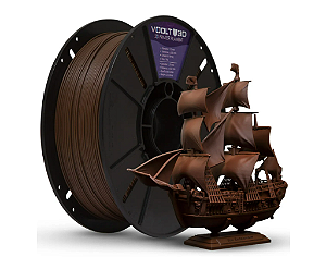 Filamento PLA Marrom Velvet High Speed 1Kg