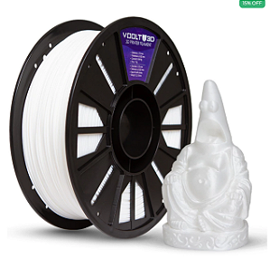 Filamento PLA Branco Off White High Speed 1Kg