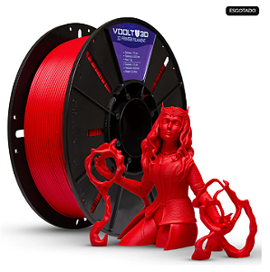 Filamento PLA Vermelho Velvet High Speed 1Kg