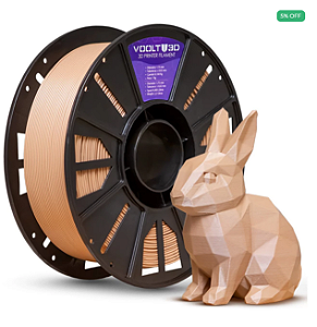 Filamento PLA Marrom Cappuccino High Speed Premium - 1Kg