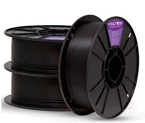 KIT Filamento PLA Preto Velvet - 3Kg