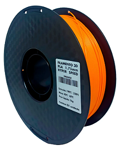 PLA LARANJA - ROLO 1KG (1.75MM)