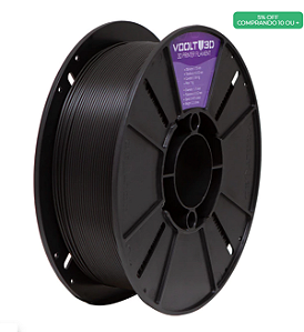 Filamento PETG HF Preto High Fluidity Premium - 1Kg