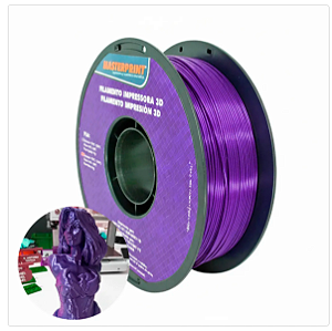 PLA SILK ROXO 1KG (1.75MM)