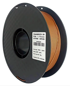 Filamento PLA Marrom 1kg 1,75mm Para Impressora 3D
