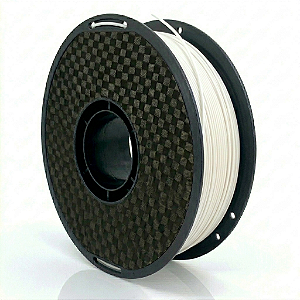 Filamento PLA Silk Branco 1kg 1.75mm Para Impressora 3D Efeito Brilhante