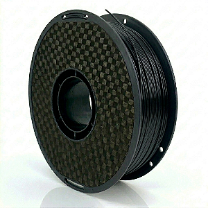 Filamento PLA Silk Preto 1kg 1.75mm Para Impressora 3D Efeito Brilhante