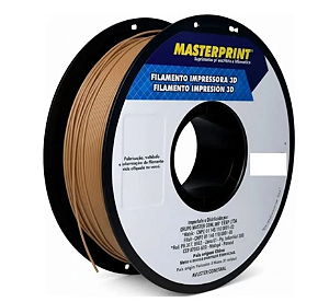 Filamento PLA Madeira Escura 1kg 1,75mm Para Impressora 3D