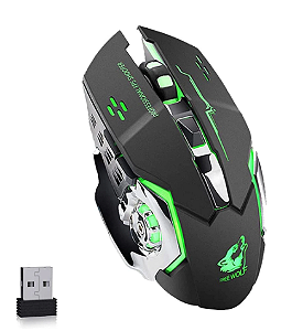 Mouse Gamer sem fio Recarregável