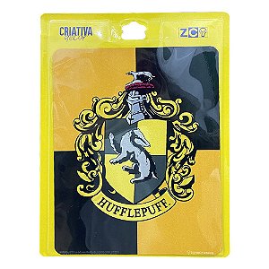 Placa Slim Metal Lufa Lufa Casa Hogwarts Harry Potter 26x20