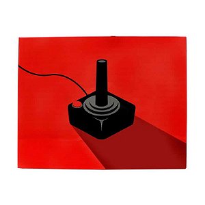 Placa Metal Controle Atari 2600 26x19cm