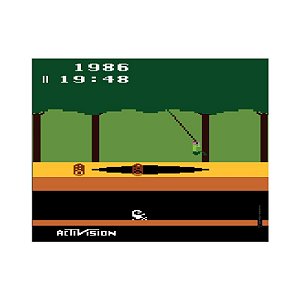 Placa Metal Pitfall Atari 2600 26x19cm