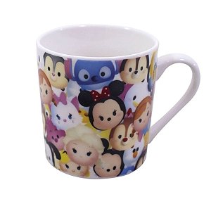 Caneca Mini Porcelana Tsum Tsum Personagens Disney 250ml