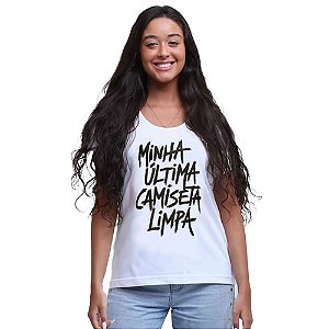 Camiseta Feminina Última Limpa