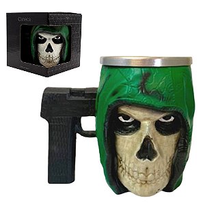 Caneca 3D Térmica Resina Call of Duty Ghost 250ml