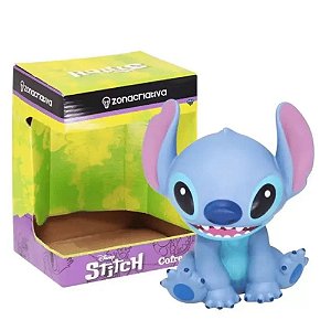 Cofre 3D Stitch Boneco Vinil 19cm