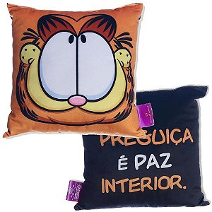 Almofada Garfield Paz Interior 25x25cm