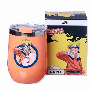 Copo Viagem Space Naruto Uzumaki 400ml