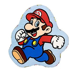 Almofada Formato Super Mario Nintendo 32cm