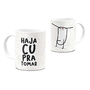 Caneca Flork Haja Cú Pra Tomar 325ml