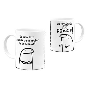 Caneca Flork Geek Eu Sou Gamer 325ml