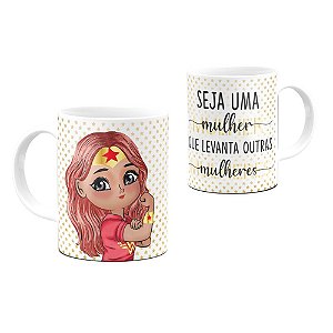 Caneca Dolls Mulher Ruiva Que Levanta Outras Mulheres 325ml