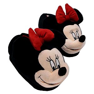 Pantufa 3D Infantil Minnie Mouse