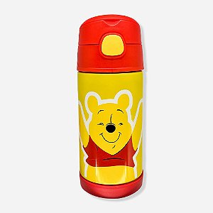 Garrafa Infantil Click Com Canudo Ursinho Pooh 300ml