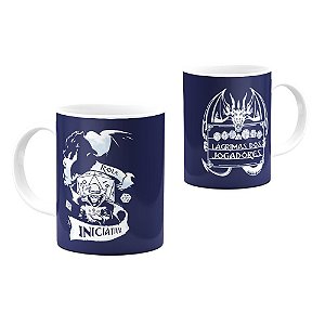 Caneca D20  Role Iniciativa Lágrima dos Jogadores 325ml