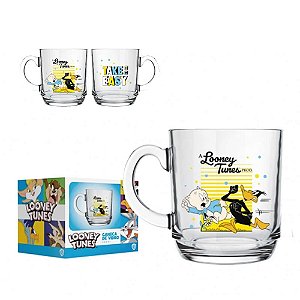 Caneca Aspen Vidro Patolino Looney Tunes 300ml